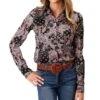 Roper Women's Boho Paisley Button Down Shirt -Ariaa Clothing Shop 0305005901032