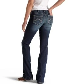Ariat Women's R.E.A.L. Stretch Boot Cut Jean -Ariaa Clothing Shop 10011683 back