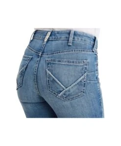 Ariat Women's R.E.A.L. High Rise Annie Flare Jean -Ariaa Clothing Shop 10043143 pocket