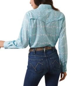 Ariat Women's VentTEK Western Stretch Shirt 6 Ariat Women's VentTEK Western Stretch Shirt -Ariaa Clothing Shop 10043333 b