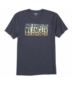 Wrangler Women's Charcoal Logo Tee