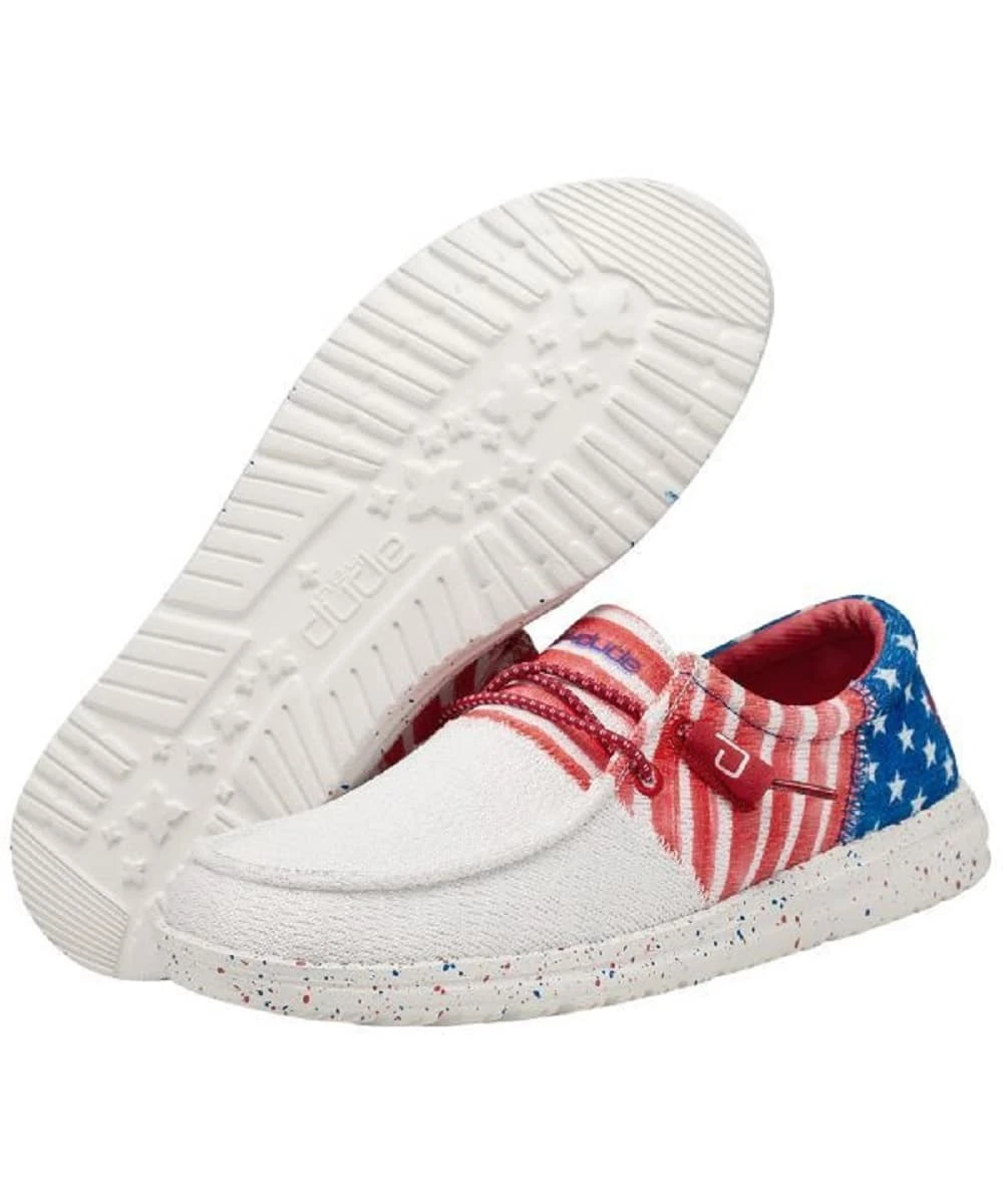 Hey Dude Women's Americana Wendy Sox Shoe 3 Hey Dude Women's Americana Wendy Sox Shoe