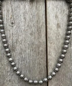 J. Forks Designs 16" Oxidized Bead Necklace