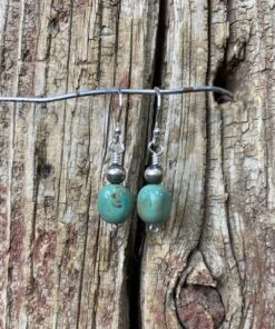 J. Forks Designs Women's Navajo Pearl & Turquoise Earrings
