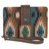 Trenditions Women's Justin Aztec Jacquard Slim Wallet