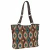 Trenditions Women's Justin Aztec Jacquard Tote -Ariaa Clothing Shop 22106747