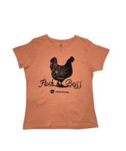 John Deere Women's Flock Boss Tee