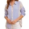 Hem & Threads Women's Soft Denim Button Down Shirt -Ariaa Clothing Shop 35133