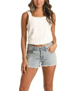 Rock & Roll Cowgirl Women's Mid Rise Shorts