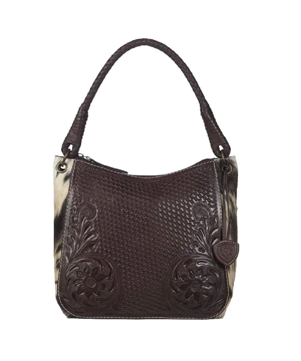 M&F Western Ariat Alexandria Large Brown Shoulder Bag 3 M&F Western Ariat Alexandria Large Brown Shoulder Bag