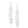 Montana Silversmiths Women's Freedom Feather Earrings -Ariaa Clothing Shop AMER5459 a