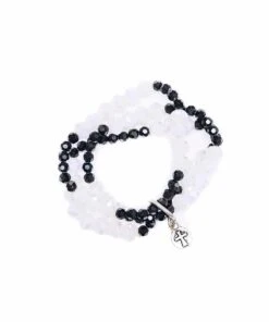 West & Co. Women's Sparkle Bead Stretch Bracelet