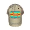 McIntire Saddlery Women's Goat Patch Cap -Ariaa Clothing Shop CAP 47 PAINTED BKD GOAT