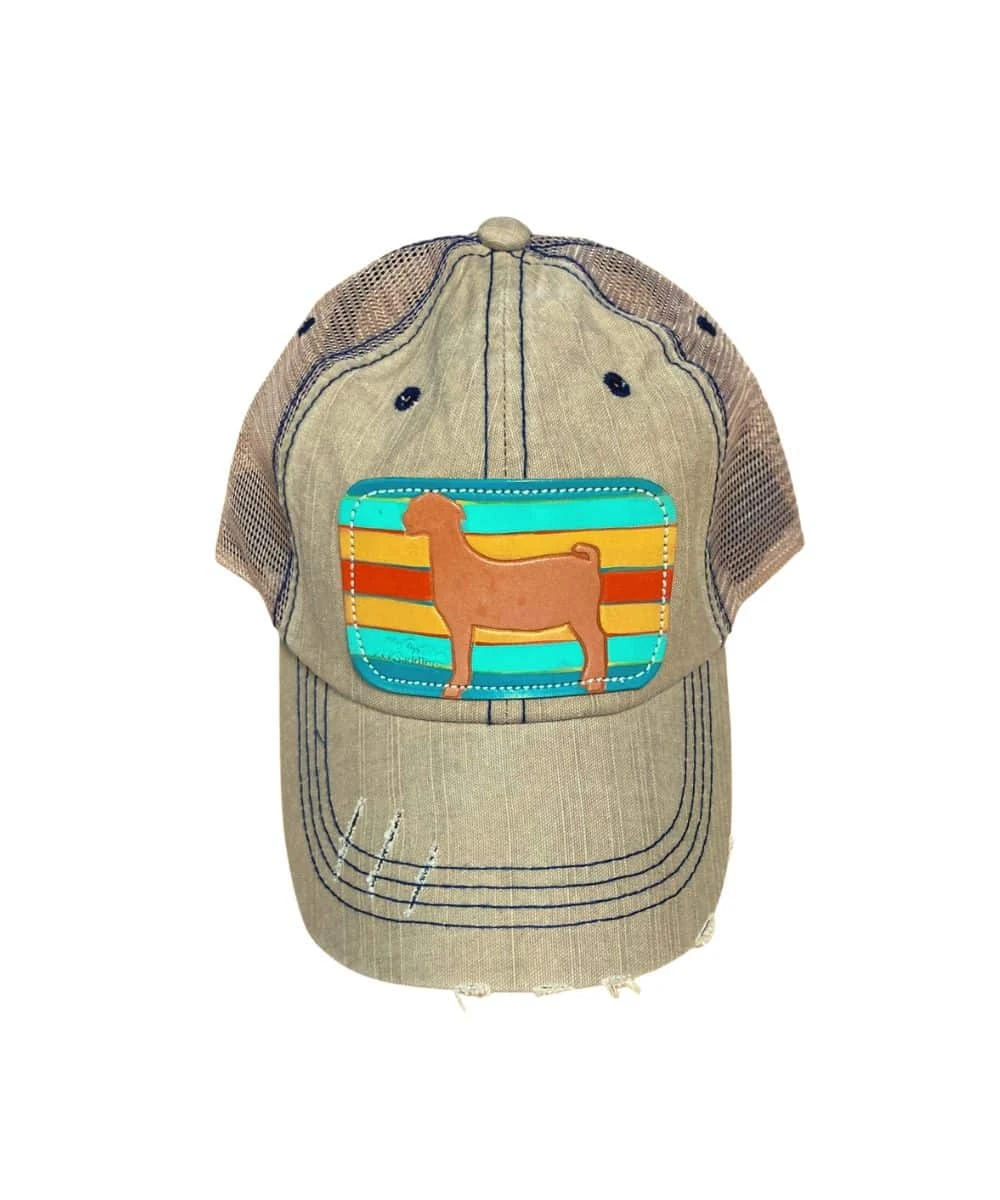 McIntire Saddlery Women's Goat Patch Cap 3 McIntire Saddlery Women's Goat Patch Cap