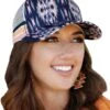 Cruel Girl Women's Aztec Print Trucker Cap -Ariaa Clothing Shop CCC0041025