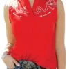 Cruel Girl Women's Sleeveless Blouse -Ariaa Clothing Shop CTW7392002 a