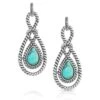 Montana Silversmiths Women's Bowline Knot Earrings -Ariaa Clothing Shop ER5468 a