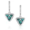 Montana Silversmiths Women's High Noon Cobblestone Earrings -Ariaa Clothing Shop ER5481 a