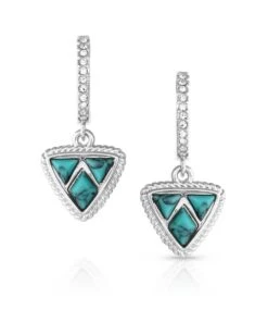 Montana Silversmiths Women's High Noon Cobblestone Earrings