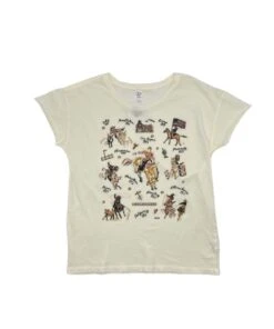 XOXO ART Women's Gpa's Wallpaper Tee