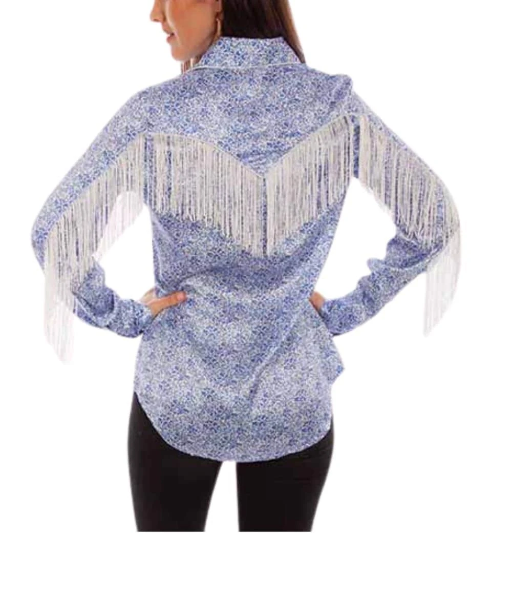 Scully Women's Fringe Blouse 4 Scully Women's Fringe Blouse - Image 2