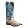 Corral Women's Python Square Toe Boot 2 Corral Women's Python Square Toe Boot -Ariaa Clothing Shop L5906