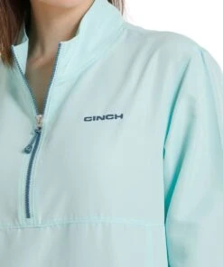 Cinch Women's 1/2 Zip Windbreaker -Ariaa Clothing Shop MAK7902001 b