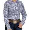 Cinch Women's Paisley Snap Shirt -Ariaa Clothing Shop MSW9201032 1