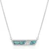 Montana Silversmiths Women's High Noon Cobblestone Bar Necklace -Ariaa Clothing Shop NC5481 a