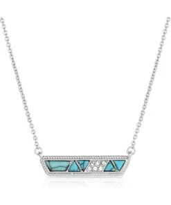 Montana Silversmiths Women's High Noon Cobblestone Bar Necklace