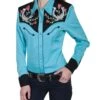 Scully Women's Embroidered Snap Shirt -Ariaa Clothing Shop PL 637