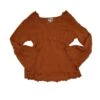Scully Women's Bell Sleeve Top 1 Scully Women's Bell Sleeve Top -Ariaa Clothing Shop Psl 221 rust
