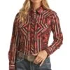 Panhandle Women's Geo Snap Shirt