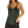 Rock & Roll Cowgirl Women's Velvet Cami -Ariaa Clothing Shop RRWT20R0D2 a
