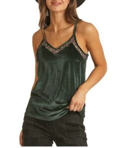 Rock & Roll Cowgirl Women's Velvet Cami