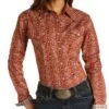 Panhandle Women's Roughstock Aztec Paisley Snap Shirt