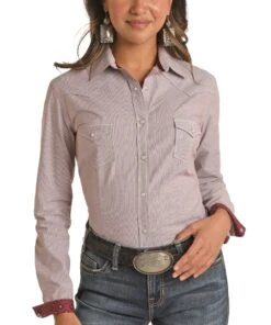 Panhandle Women's Rough Stock Snap Shirt
