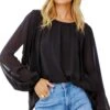 Andree By Unit Women's Chiffon Blouse -Ariaa Clothing Shop T10166