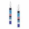 Montana Silversmiths Women's Wrangler Legends Denim Bar Earrings -Ariaa Clothing Shop WER5093
