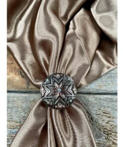 Rodeo Drive Copper Starburst Concho Wild Rag Slide