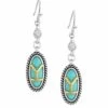 Montana Silversmiths Yellowstone Turquoise Earrings -Ariaa Clothing Shop YELER5300 A