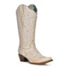 Corral Women's Bone Embroidery And Crystals Boot -Ariaa Clothing Shop Z5123