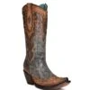 Corral Women's Almond Laser Western Boot