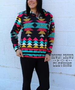 Rowdy Crowd Women's Nacona Neon Pullover