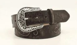 M&F Western Nocona Raised Scroll Design Belt