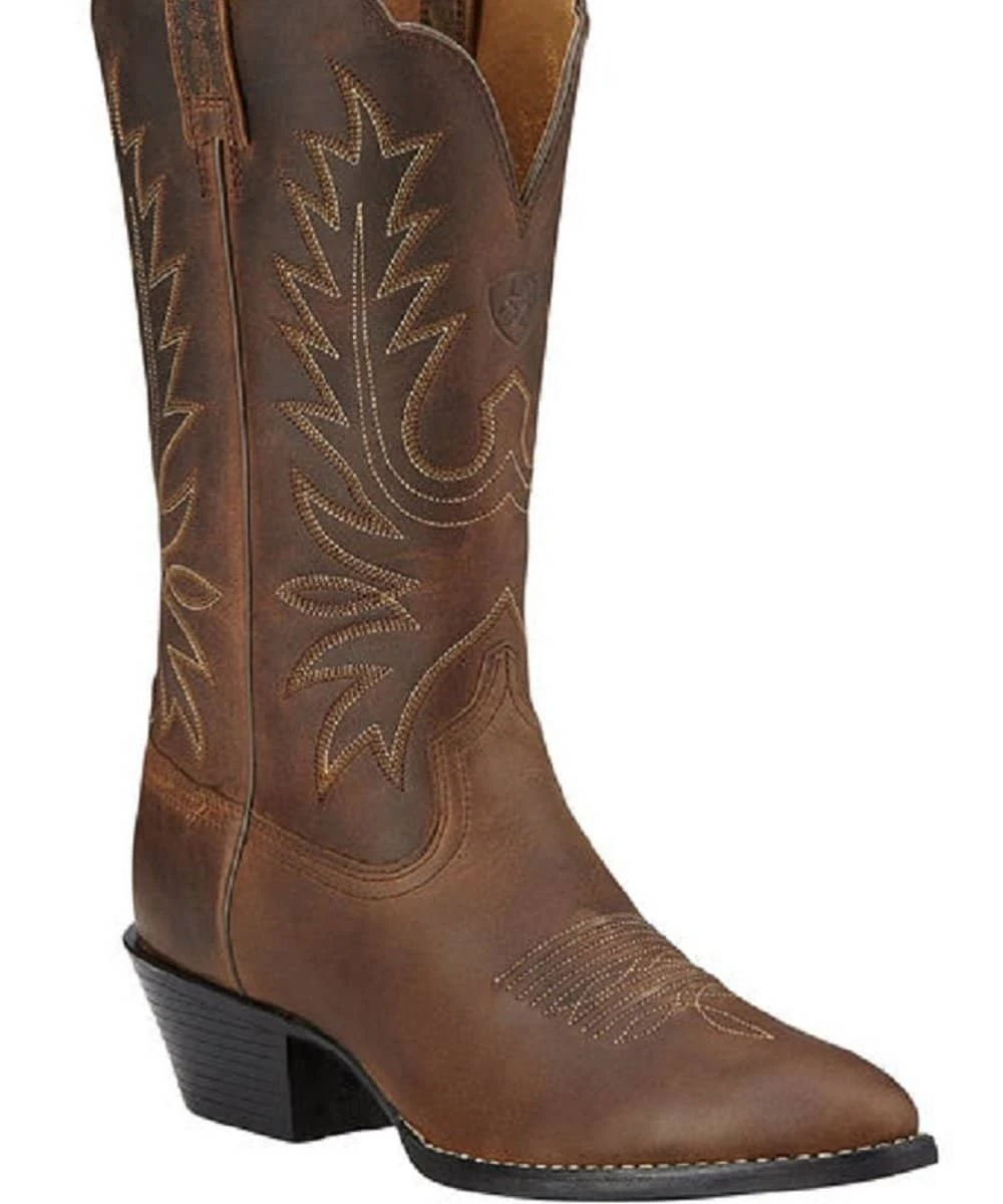Ariat Women's Heritage Western Boot Brown 3 Ariat Women's Heritage Western Boot Brown