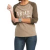Ariat Women's Real Loop Baseball Tee -Ariaa Clothing Shop products 10037296 front