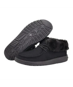 Hey Dude Women's Britt Total Black Shoe