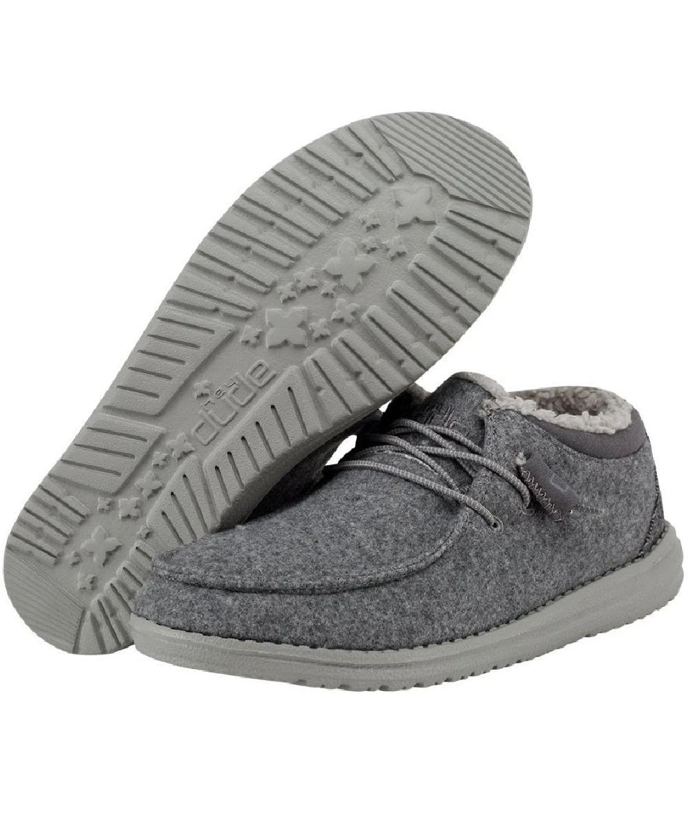Hey Dude Women's Grey Cindy Shoe 4 Hey Dude Women's Grey Cindy Shoe - Image 2