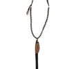 J. Forks Designs Women's Double Feather Tassel Necklace -Ariaa Clothing Shop products 14283